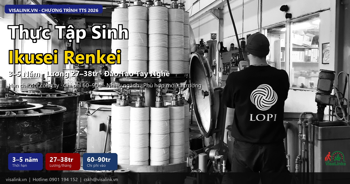 Thực Tập Sinh Ikusei Renkei | Visalink