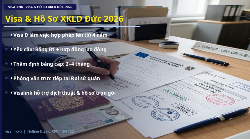 nhà máy đức tuyển lao động việt 2026 – visa & hồ sơ xkld đức 2026 – visalink.vn