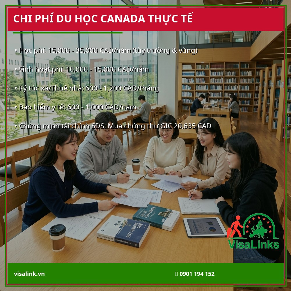 Phân tích bảng chi phí du học Canada năm 2026 bao gồm học phí sinh hoạt phí Phân tích bảng chi phí du học Canada năm 2026 bao gồm học phí sinh hoạt phí