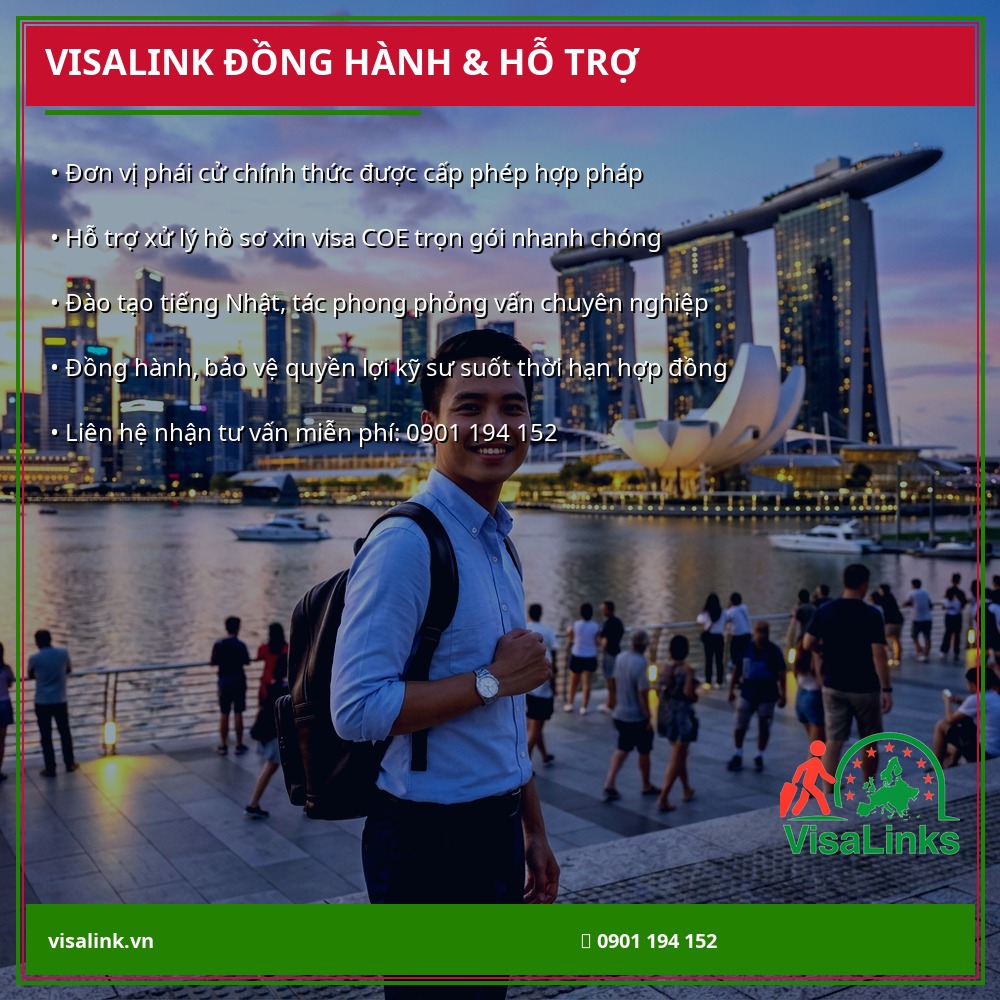 Dịch Vụ Hỗ Trợ Kỹ Sư Đi Nhật Trọn Gói Uy Tín Hàng Đầu – Visalink Dịch vụ hỗ trợ làm hồ sơ kỹ sư đi Nhật trọn gói tại Visalink - Visalink