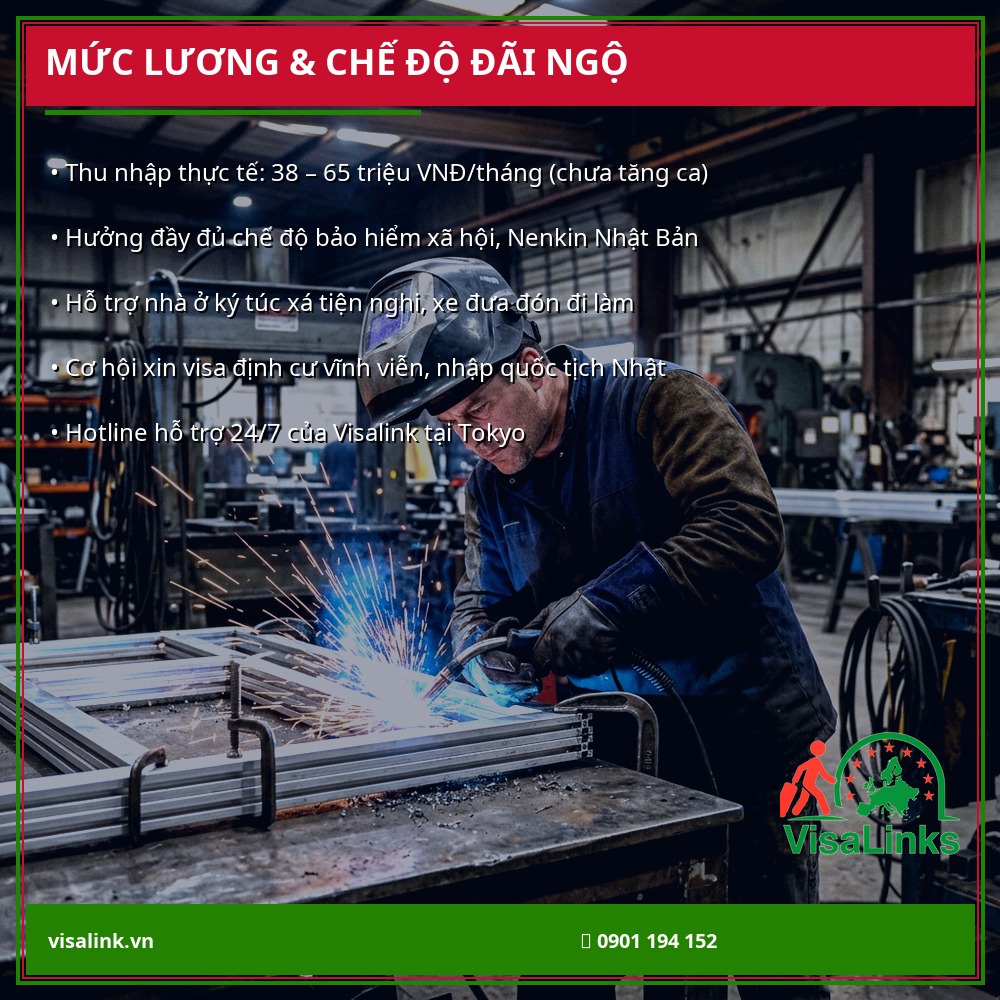 Mức Lương Và Chế Độ Đãi Ngộ Đơn Kỹ Sư Đi Nhật Cho Nam – Visalink Mức lương và chế độ đãi ngộ đơn kỹ sư nam đi Nhật - Visalink