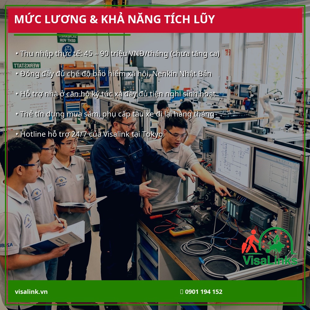 Mức Lương Và Chế Độ Đãi Ngộ Kỹ Sư IT Đi Nhật – Visalink Mức lương và chế độ đãi ngộ đơn kỹ sư IT Nhật Bản - Visalink