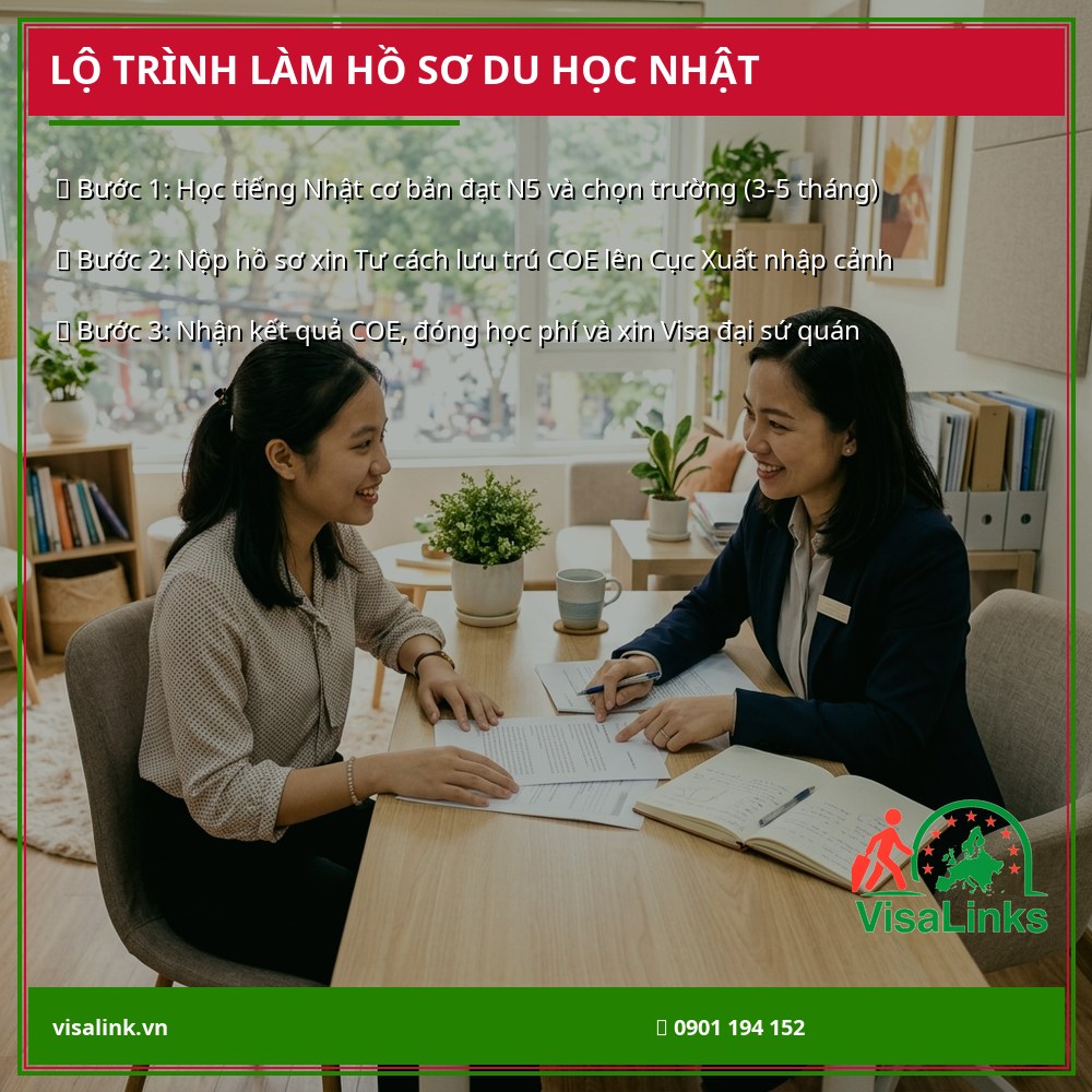 Lộ trình đi du học Nhật Bản 2026 Lộ trình đi du học Nhật Bản 2026