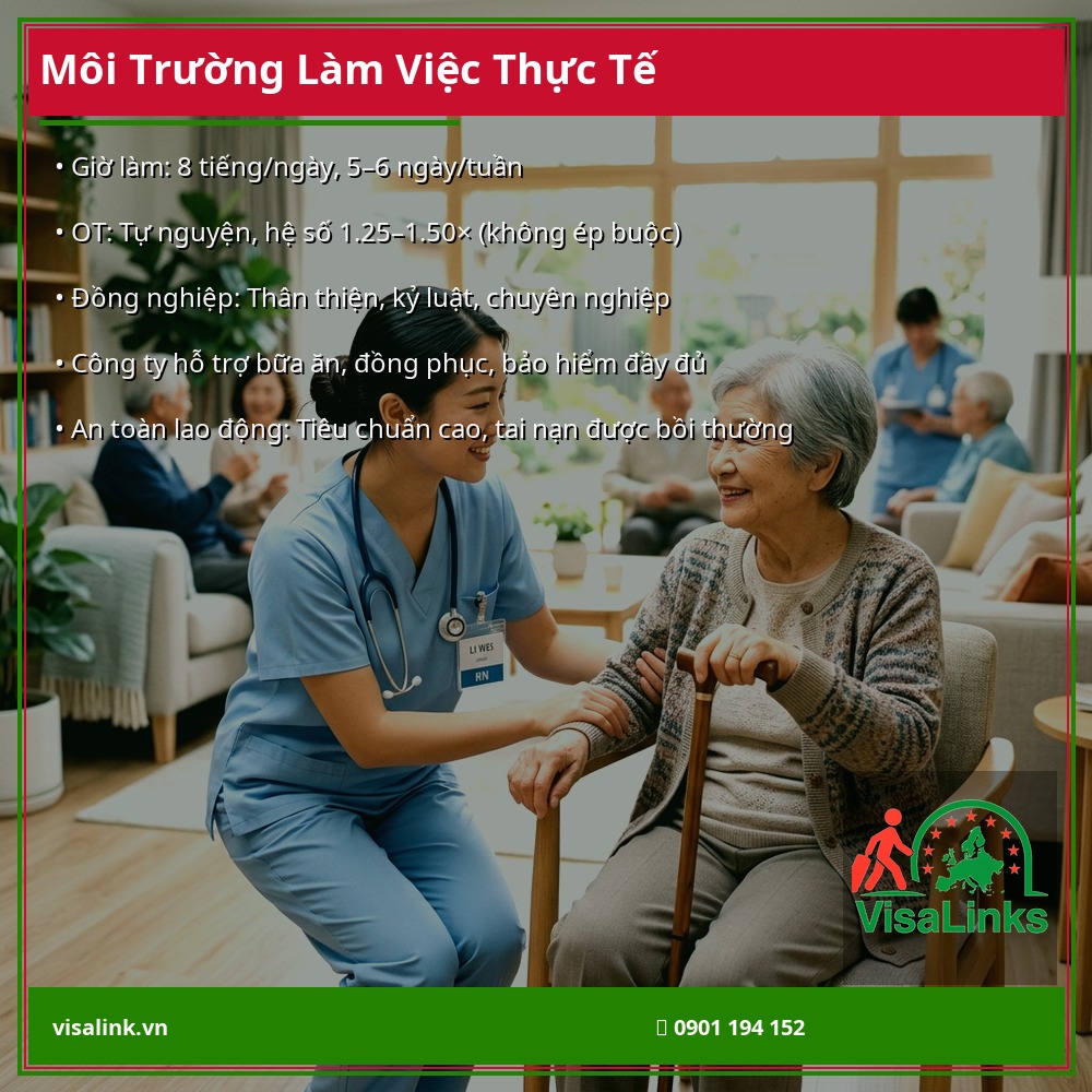 Môi trường làm việc thực tế của lao động Tokutei Gino tại Nhật Bản 2026 – Visalink
