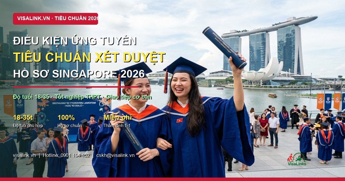 Chi phí du học hè tại Singapore là bao nhiêu 2026? Hướng Dẫn Chi Tiết A-Z & Kinh Nghiệm Thực Tế - Điều kiện tuyển chọn - Visalink