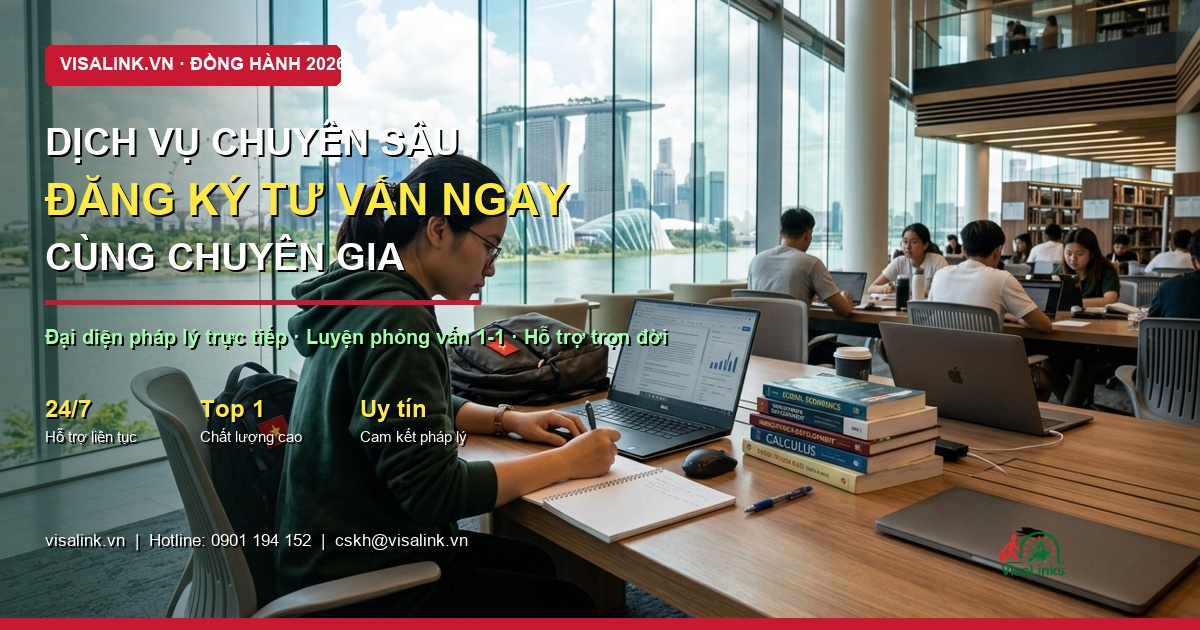 Du học Singapore cần điều kiện gì 2026? Hướng Dẫn Chi Tiết A-Z & Kinh Nghiệm Thực Tế 5 Du học Singapore cần điều kiện gì 2026? Hướng Dẫn Chi Tiết A-Z & Kinh Nghiệm Thực Tế - Đồng hành Visalink - Visalink