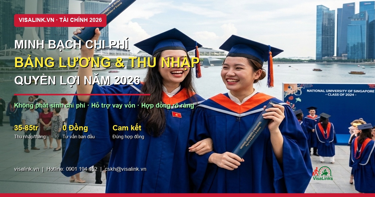 Du học Singapore ngành gì 2026? Hướng Dẫn Chi Tiết A-Z & Kinh Nghiệm Thực Tế - Bảng giá chi phí - Visalink