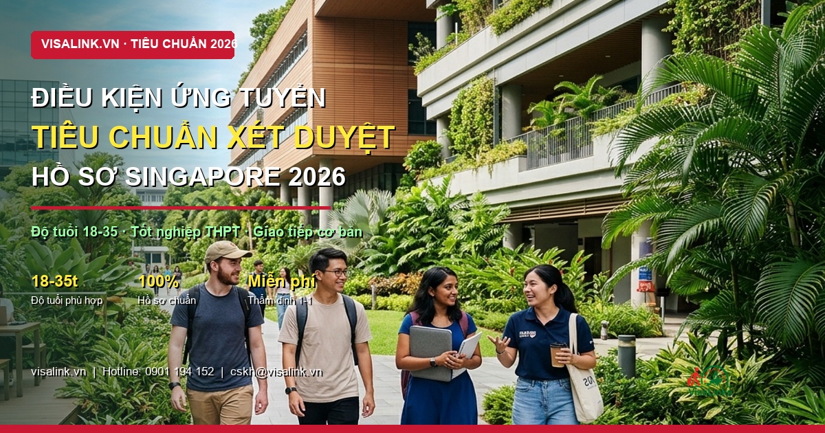 Làm sao để qua Singapore làm việc 2026? Hướng Dẫn Chi Tiết A-Z & Kinh Nghiệm Thực Tế - Điều kiện tuyển chọn - Visalink