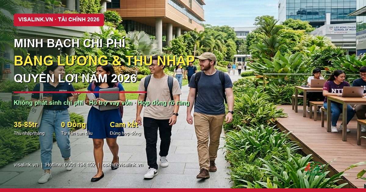 Làm sao để qua Singapore làm việc 2026? Hướng Dẫn Chi Tiết A-Z & Kinh Nghiệm Thực Tế - Bảng giá chi phí - Visalink