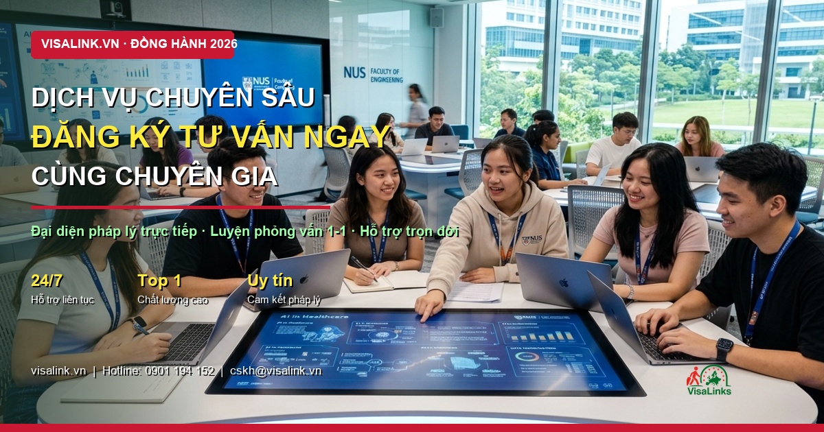 Muốn đi du học Singapore cần những gì 2026? Hướng Dẫn Chi Tiết A-Z & Kinh Nghiệm Thực Tế - Đồng hành Visalink - Visalink