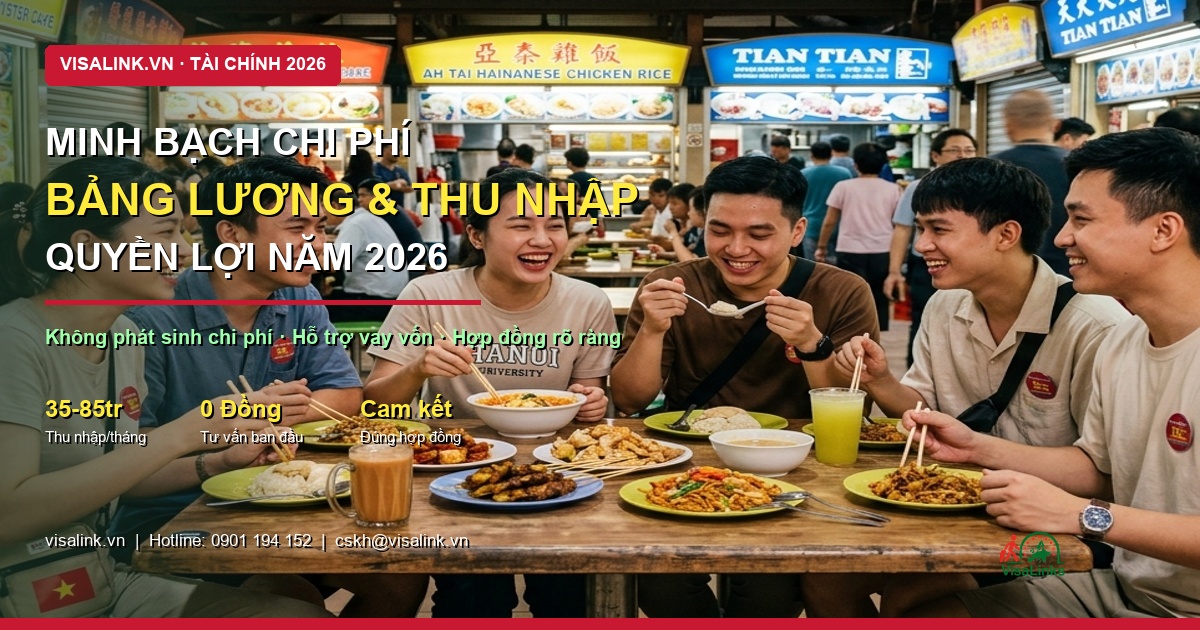 SG đi Singapore bao nhiêu tiếng 2026? Hướng Dẫn Chi Tiết A-Z & Kinh Nghiệm Thực Tế - Bảng giá chi phí - Visalink