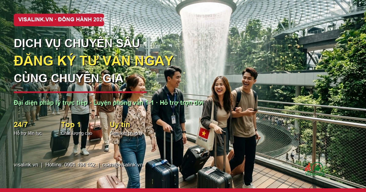 Xin visa Singapore mất bao lâu 2026? Hướng Dẫn Chi Tiết A-Z & Kinh Nghiệm Thực Tế 5 Xin visa Singapore mất bao lâu 2026? Hướng Dẫn Chi Tiết A-Z & Kinh Nghiệm Thực Tế - Đồng hành Visalink - Visalink