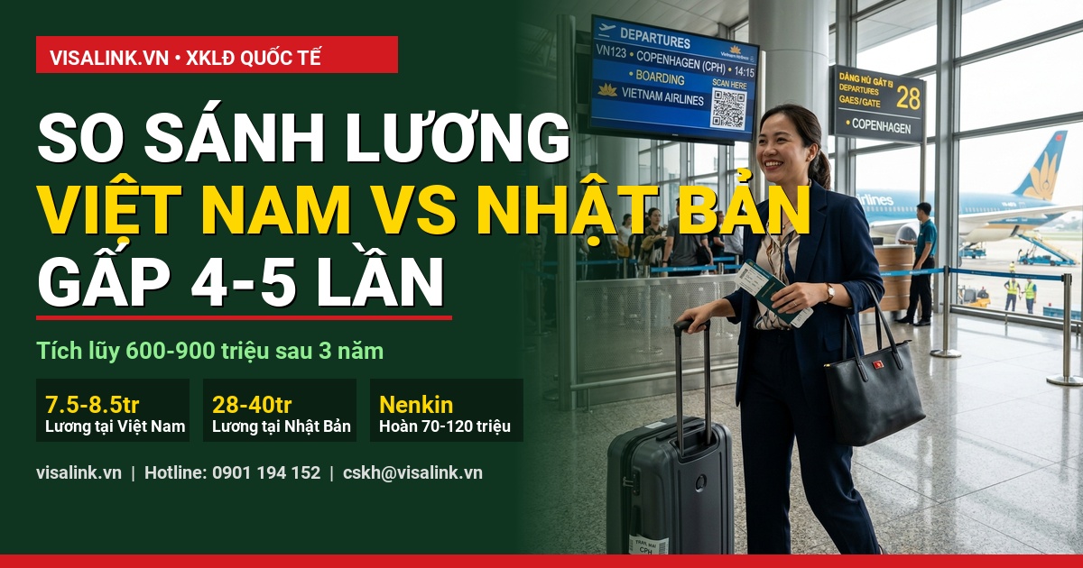 Đi Đan Mạch Lương Bao Nhiêu 2026? Bảng Thu Nhập Thực Lĩnh, Giờ Làm & Khả Năng Tích Lũy 3 đi đan mạch lương bao nhiêu quy trình thực hiện từng bước