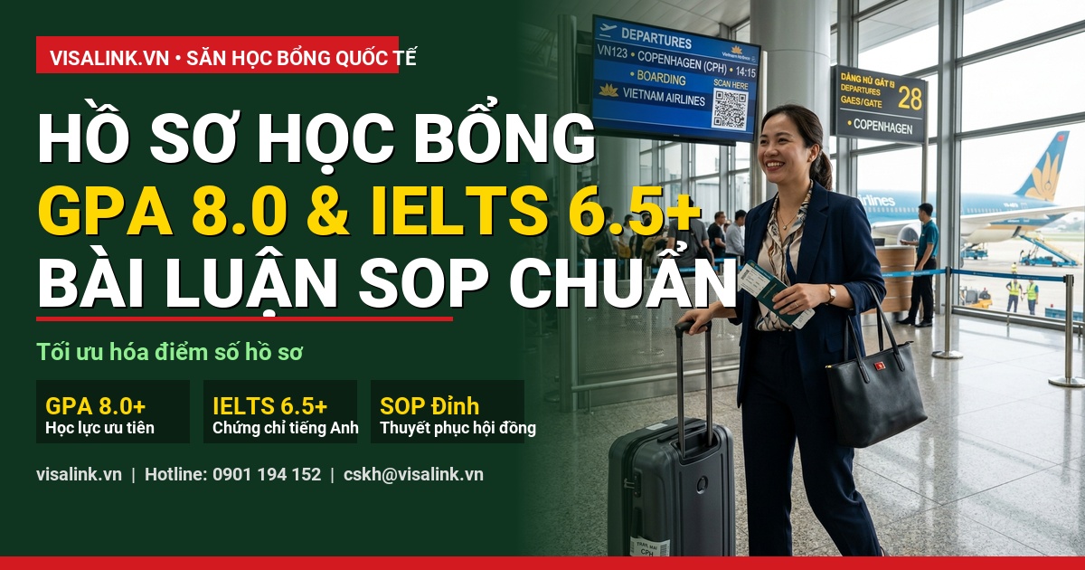 làm sao để được đi du học miễn phí bảng phân tích số liệu thực tế
