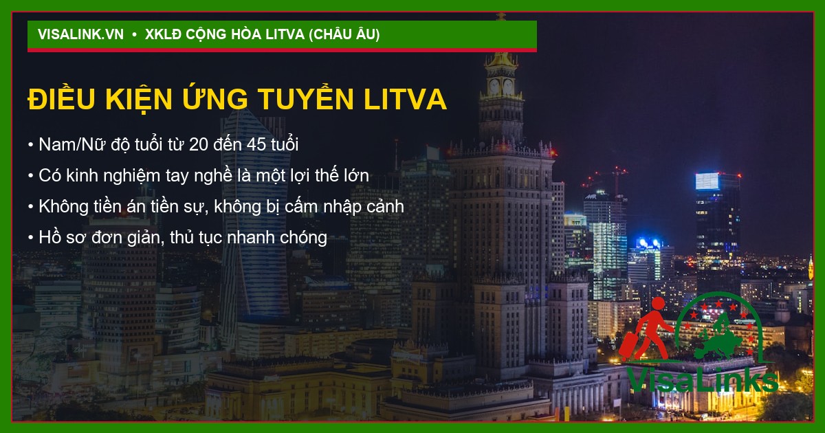 Tuyển Thợ May Tại Cộng Hòa Litva (Lithuania) 2026: Thu Nhập 900 - 1200 EUR 2 Quyền lợi tuyển thợ may tại Litva 2026