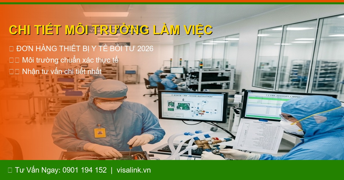đơn hàng thiết bị y tế bối tư 2026 - Chi tiết công việc chuẩn xác