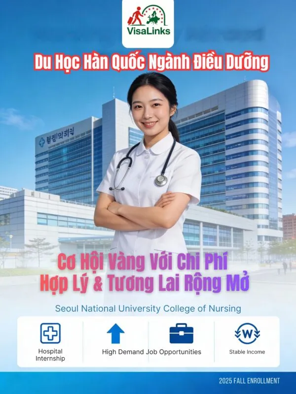 Du Học Hàn Quốc Ngành Điều Dưỡng 2026: Cơ Hội Vàng Với Chi Phí Hợp Lý & Tương Lai Rộng Mở 1 Du Học Hàn Quốc Ngành Điều Dưỡng 2026: Cơ Hội Vàng Với Chi Phí Hợp Lý & Tương Lai Rộng Mở