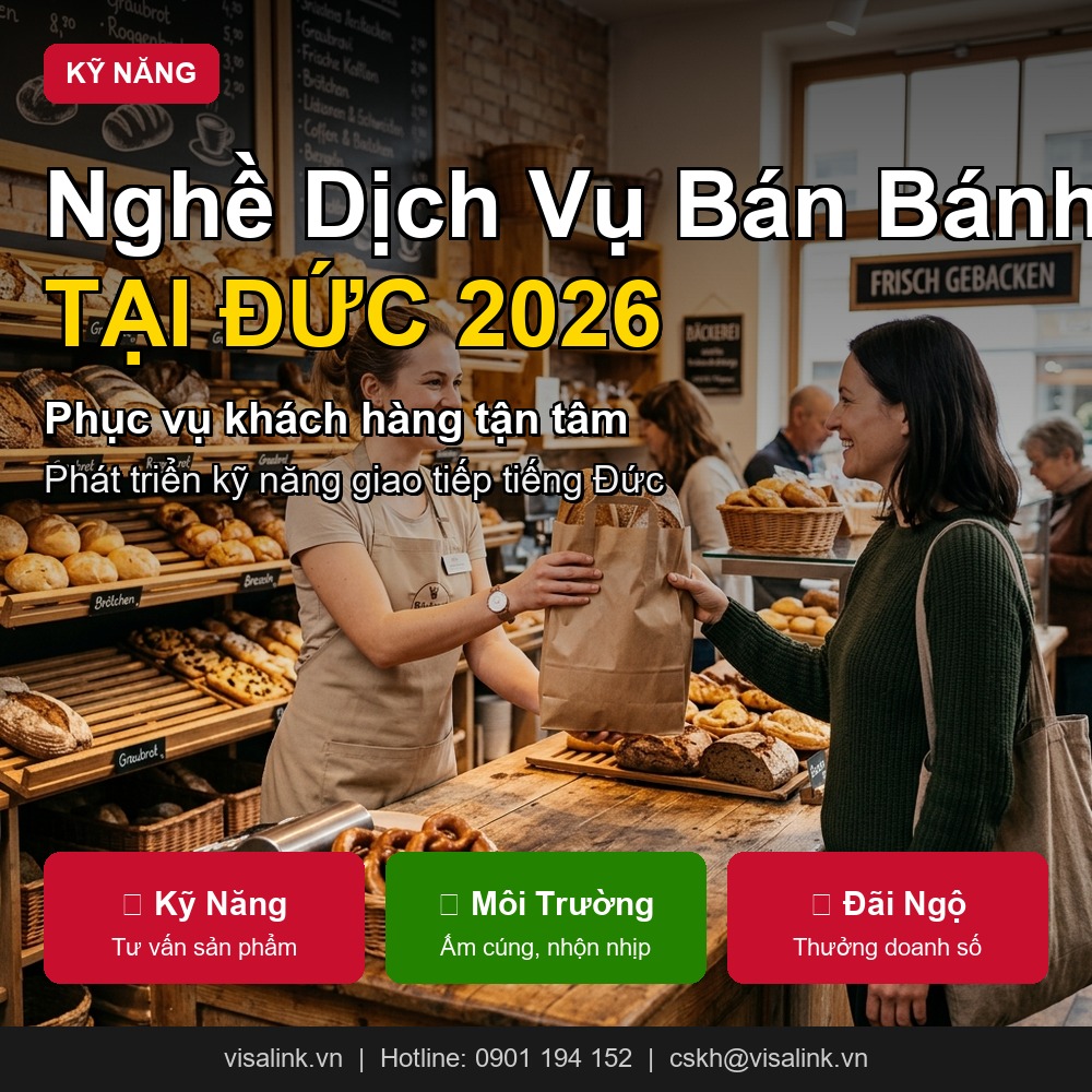 Đơn Du Học Nghề Đức Nhân Viên Bán Bánh 2026 1 đơn du học nghề Đức nhân viên bán bánh - Ảnh tổng quan