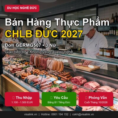 Bán Hàng Thực Phẩm - Du học nghề Đức 2027