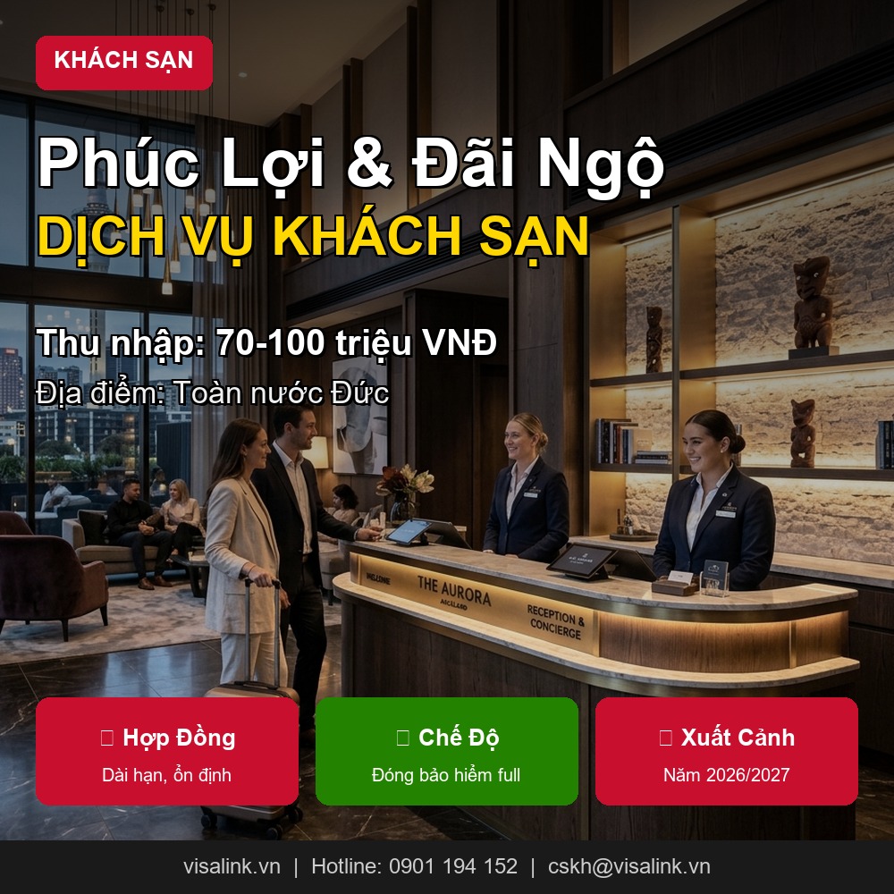 Đơn Chuyển Đổi Văn Bằng 18B Đức Dịch Vụ Khách Sạn 2026: Lương 70-100 Triệu (GERMG511) 3 đơn chuyển đổi văn bằng 18B Đức dịch vụ khách sạn - Minh họa phần 3