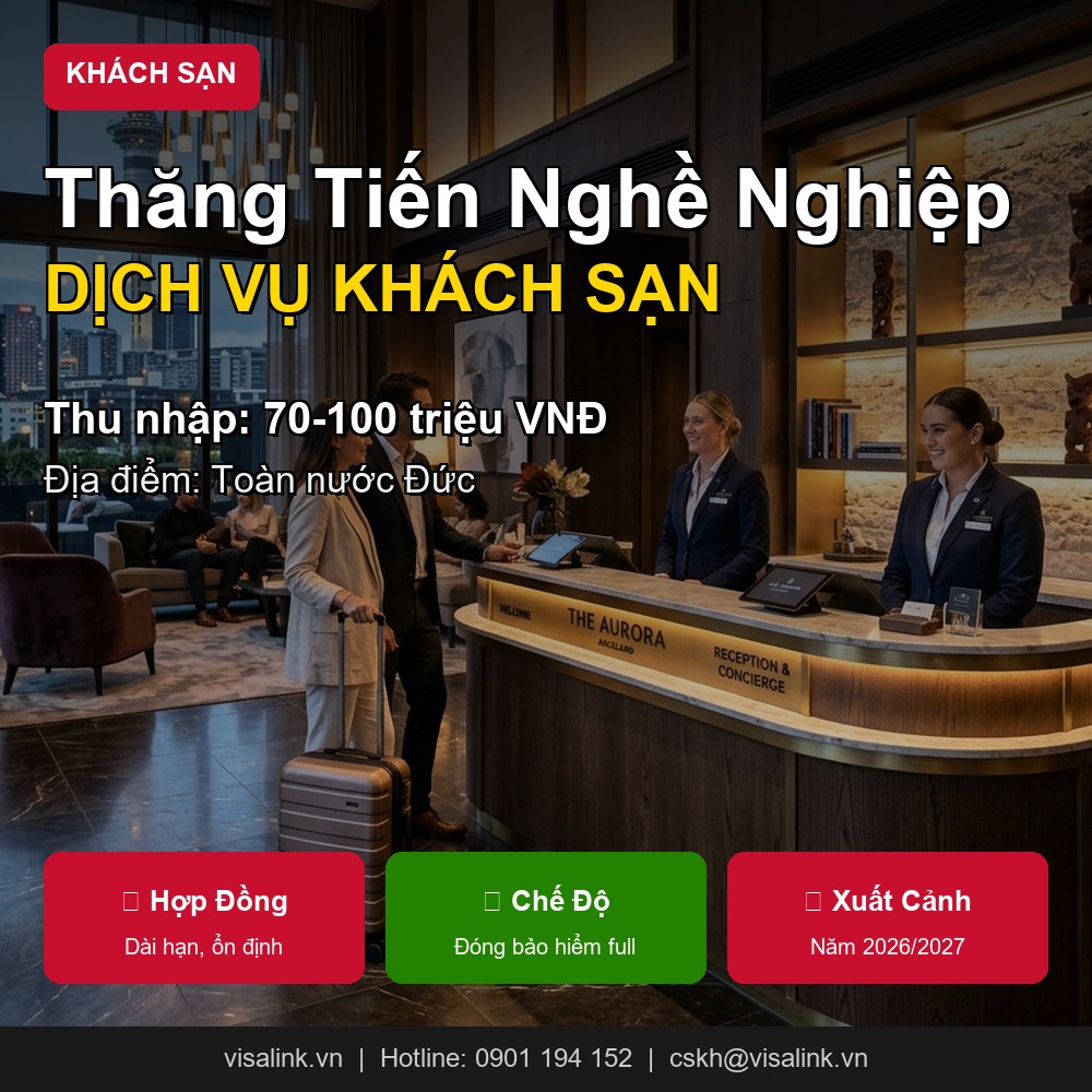 Đơn Chuyển Đổi Văn Bằng 18B Đức Dịch Vụ Khách Sạn 2026: Lương 70-100 Triệu (GERMG511) 5 đơn chuyển đổi văn bằng 18B Đức dịch vụ khách sạn - Minh họa phần 5