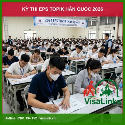 Thi EPS TOPIK Hàn Quốc 2026 – Hội trường thi đông thí sinh Việt Nam