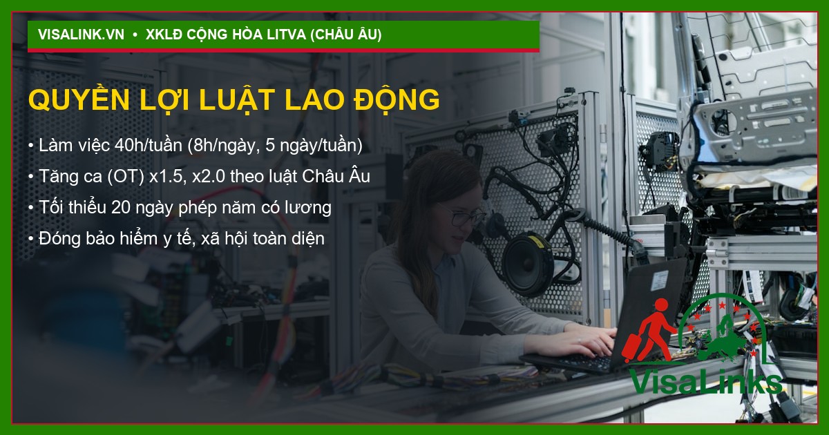 Quy trình xuất cảnh 6 bước Visalink Litva
