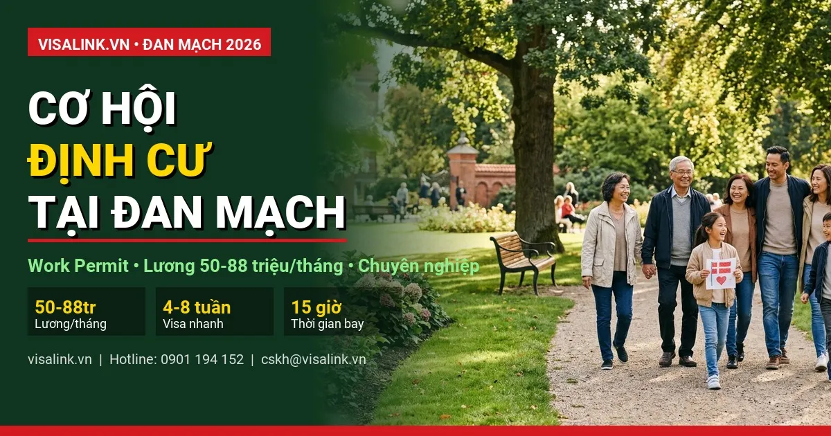 Xuất Khẩu Lao Động Đan Mạch: Cẩm Nang Toàn Tập (Sinh Viên Nông Nghiệp, Thú Y, Trồng Trọt) 6 Định cư Đan Mạch - Visalink