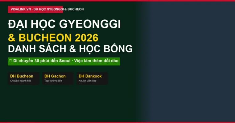 Danh sách trường đại học ở Gyeonggi và Busan Hàn Quốc 2026 - Visalink