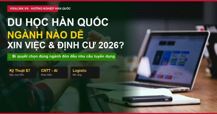 Du học Hàn Quốc nên học ngành gì dễ xin việc lương cao 2026 - Visalink