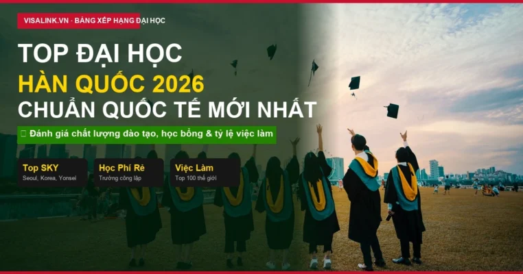 Bảng xếp hạng các trường đại học Hàn Quốc 2026 chuẩn SKY - Visalink