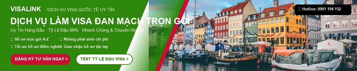 Dịch vụ làm visa Đan Mạch trọn gói uy tín tỷ lệ đậu 99% - Visalink