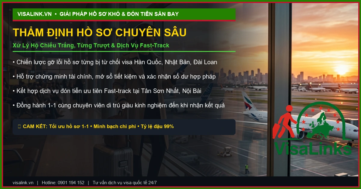 Thẩm định hồ sơ visa Châu Á khó và dịch vụ hỗ trợ toàn diện - Visalink